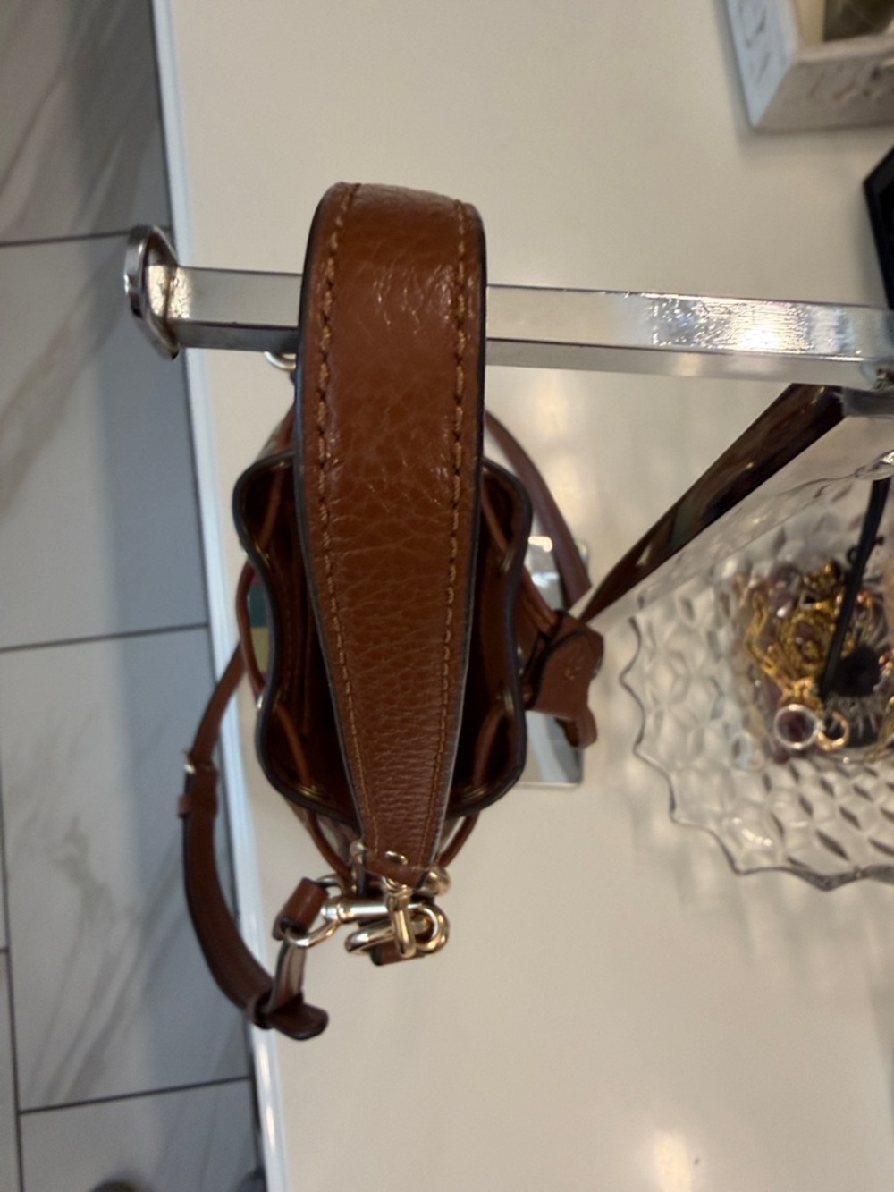 Coach Signature Rainbow Stripe
Bucket Bag | Jacquard Canvas & Leather - Picture 7 of 11